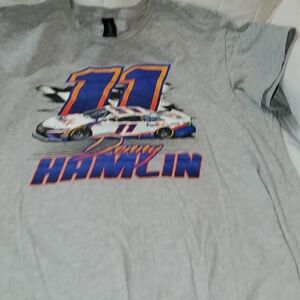 Gray Racing Graphic T-Shirt